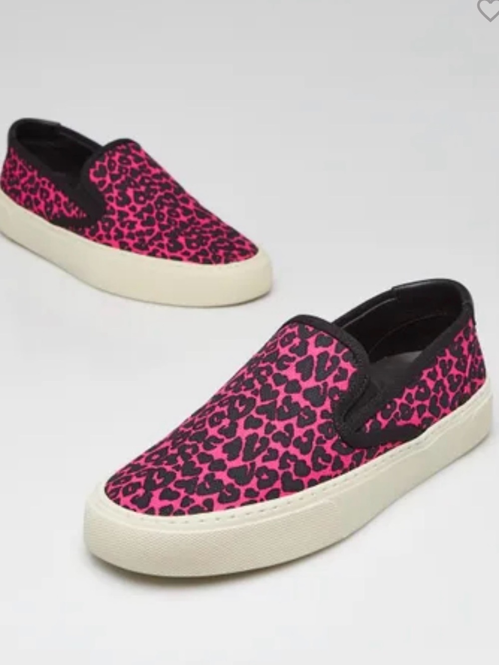 Yves Saint Laurent Canvas Slip On Sneakers 40